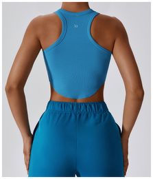 AL Yoga Top That Bra Tank Women Sports Bra Seamless I-shaped Vest on-trend Sleek Back Lounge To Locust Hot Girl Tank CBX8188