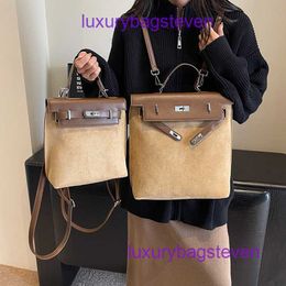 Hremms Kelyys Brand Classic tote bags online store Work and Commuter Shoulder Bag for Women 2024 New Simple Light Luxury High end Feeling Book Have Real Logo