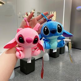 Cute Cartoon Plush Pendant Soft Couple Bag Doll Keychain Attractive Wedding Plush Doll Factory Wholesale Stock