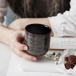 Mugs Japanese Ceramic Kiln Mug Variable Thread Coffee Cup Kungfu Cups Personalised Porcelain Home Office Water Dining Drinkware