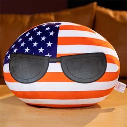 Ball Plush Animals Country 10cm Gifts Stuffed Pendant Polandball Countryball Flag Balls Doll Toys Kids Christmas For Coun Kblrr