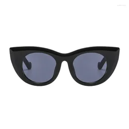 Sunglasses Cat Eye INS Retro Candy Color Sun Glasses Thick Frame Design