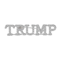 Trump Pins DIY Diamond Badge 2024 Trump Brooch