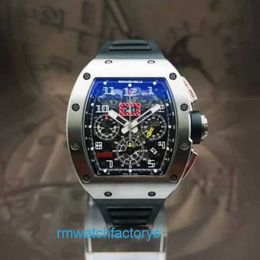 RM Watch Pilot Watch Popular Watch RM011 Titanium Alloy Sports Machinery Hollow out Fashion Casual Time
