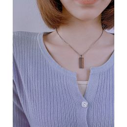 Titanium Teel Necklace Women's Imple And Versatile Tainless Teel Pendant Jewelry