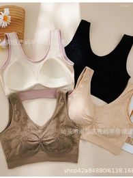 Bras Seamless Non Steel Ring Fixed Cup Plus Fat Version Large Size Bra 3333 Chubby MM Middle-aged And Elderly Tank Bottom Underwear