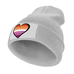 Berets Lesbian Heart Knitted Cap Sun Hat For Children Trucker Men Women's