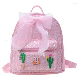 School Bags Kids Children's Bag Shoulder Ear Sequins Small Backpack Fashion Kindergarten Mochila Escolar Book