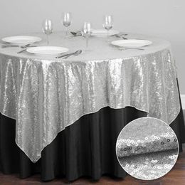 Table Cloth 2024 Tablecloth Glitter Overlays Cover For Event Wedding Party Banquet Home Christmas