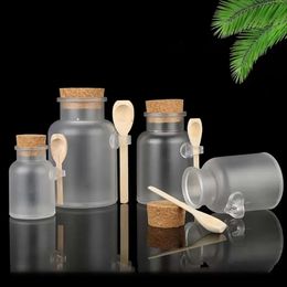 Frosting Stopper Bottles Cork Portable ABS Bath Salt Powder Containers Reusable Bathroom Gadgets Empty Separate Jars room