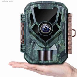 Hunting Trail Cameras KJK Trail Camera 36MP 2.7K Mini Game Camera with Night Vision 0.1s Trigger Time Motion 130 Wide Angle Waterproof Hunting Camera Q240321