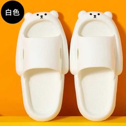 Slippers Home Cloud Woman Teddy Bear Summer Beach Slides Indoor Soft Sole Non Slip Eva Sandals Men Male Kai Flip Flops Funny01X2UF H240322