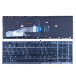 new US Keyboard for HP Zbook 15 G3 17 G3 series backlit Pointer 848311-001