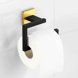 Towel Rings Matte Black Gold Bathroom Accessories Set Wall Towel Holder Roll Paper Holder Towel Ring Robe Hook Stainless Steel Hardware Set 24321