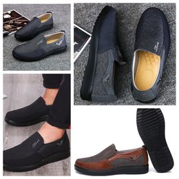 Shoes GAI sneakers sport Cloth Shoes Men's Single Business Low Top Shoes Casual Softs Sole Slippers Flat soled Mens Shoes Black comfort soft big sizes 38-50