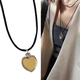 Pendant Necklaces Stylish Grunge Neck Jewellery Heart Choker Necklace Ornament For Teen Girl