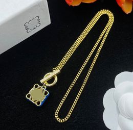 Luxury LOvE Pendant Necklace Designer for Women Brand Letter designers Jewellery Gold Chains Men Silver Necklaces bracelet charm necklace orange