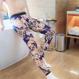 Men's Thermal Underwear Long Johns Modal Comfortable Panties Male Leggings Breathable Printing