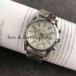 Chronograph SUPERCLONE Watch Watches Wristwatch Luxury Fashion Designer Eggplant Full Function Steel Band Watch Men's Simple Basic Smalln6ih montredelu