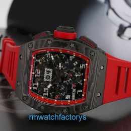 Famous Fancy Watch RM Wristwatch RM011-FM RM011 Series Automatic Machinery 40*50mm Calendar Time Limited Edition Mens