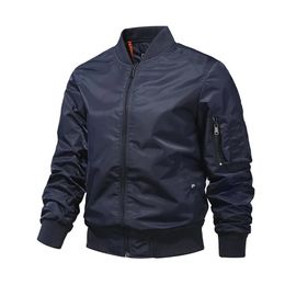 Military Jacket Mens Slim Bomber Jacket Autumn Winter Men Outerwear Ma-1 Pilot Air Bomber Jackes and Coat Male 240309