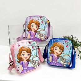 Cartoon children square handbag fashion girls princess shoulder bags mini crossbody purse