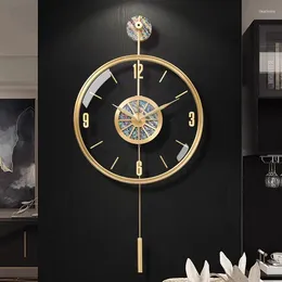 Wall Clocks Silent Clock Office Living Room Modern Big Luxury Kitchen Decoration Reloj Digital De Pared Bedroom