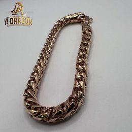 Factory Wholesale High Quality 18Mm Vvs Moissanite Diamond Cuban Link Chain Bracelet Iced Out Sier Men Hip Hop Necklace