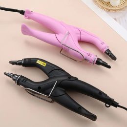 Connectors Hot Sale Pink/Black Hair Extensions Machine EU Plug Hair Heat Connector Fusion Hair Extensions Kit for All Stypes Hair