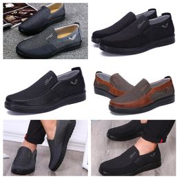 Shoes GAI sneaker sport Cloths Shoe Men Single Business Low Top Shoes Casual Soft Sole Slippers Flat Men Shoes Black comfort soft big size 38-50