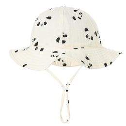 Fashion Baby Bucket Hat Cotton Luxury Sun Shade Hat Infant Fisherman Cap Summer Outdoor Sports Sunscreen Visor Caps