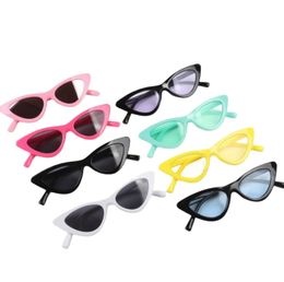 INS Children cat eyes Sunglasses summer kids triangle sunglass cycling glasses Fashion children beach Uv 400 goggles A8585