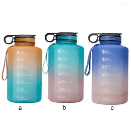 Water Bottles 3.78L Motivational Bottle Gallon Jugs Drinking Container Gifts