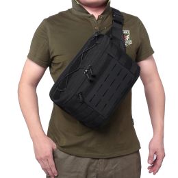 Bags High Quality Tactical Molle Bag Belt Waist Pack Military Waist Pack Airsoft Hunting Pouch Travel Camping Bags Army Soft Back