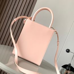 Mirror Quality Designer 5A Tote Bag Sleek Calfskin Pink Blue Small Purse Fashion Women Crossbody Bags with Box