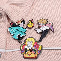 childhood comic movie film game enamel pins Cute Anime Movies Games Hard Enamel Pins Collect Cartoon Brooch Backpack Hat Bag Collar Lapel Badges