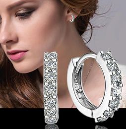 Small Hoop Earrings With Zircon Fashion Jewellery Engagement Gift For Lady YD01721878160