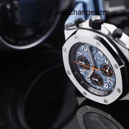 Famous Wristwatch Exciting AP Wrist Watch 26238ST Automatic Mechanical 42mm Diameter Blue Circular Dial With Full Set Of Fly Back/reverse Jump Function