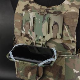 Accessories Mobile Phone Rack Practical Vest Molle Folded Navigation Board Outdoor Sports Cellphone Gear Airsoft Vest Accessories