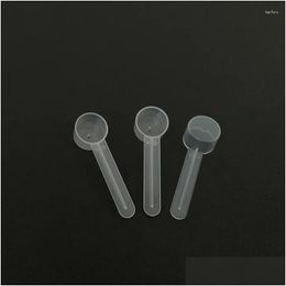 Measuring Tools 5Cc 2.5G Micro Lab Plastic Scoop 5Ml 2.5 Gram Pp Spoon For Powder Liquid - 100Pcs/Lot Drop Delivery Home Garden Kitche Otxby