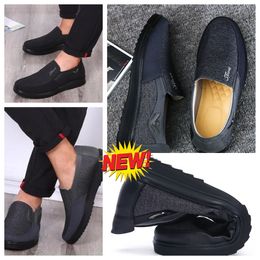 Shoes GAI sneakers sport Cloth Shoe Men Singles Business Classics Top Shoes Casual Soft Sole Slipper Flats Leather Mens Shoe Black comfort soft size 38-50