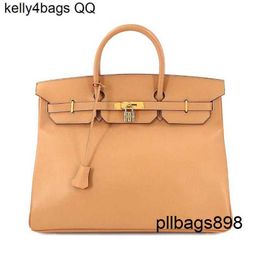 Totes Handbag 40cm Bag Hac 40 Handmade Top Quality Togo Leather Quality Genuine Large Handbag Handsewn with Logo Gold Hardware qq SUNC