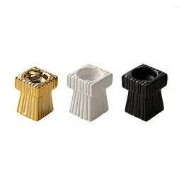 Candle Holders Q1JB Stylish Square Tea Light Holder Bulk Simple Candlestick For Dining Table