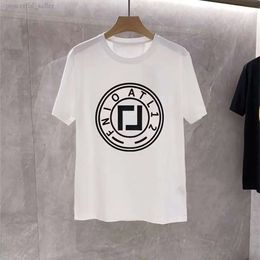 Men S Casual Print Creative T Shirt Solid Breathable Tshirt Slim Fit Crew Neck Short Sleeve Male Tee Black White Green Men's T-shirts Asian Size S-4XL 258