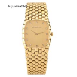 Tourbillon Titanium Wristwatch AP Wrist Watch 18k Manual Mechanical Womens Watch c 80698