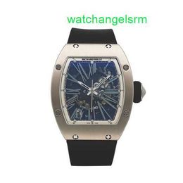 Male Timepiece Wristwatch RM Wrist Watch Mens Collection Box Certificate 18k Platinum Automatic Mechanical Mens Watch Rm023