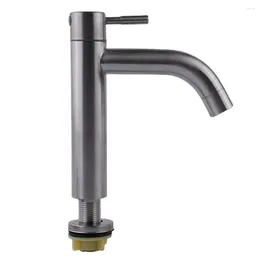 Bathroom Sink Faucets Kitchen Faucet Stainless Steel Single Cold Water Tap Washbasin Basin Deck Mounted Accessories