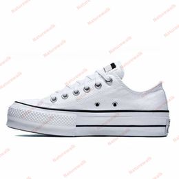 2024 Designer canvas shoes men women thick bottom platform casual shoes Classic black and white high top low top comfortable sneakers eur 35-44