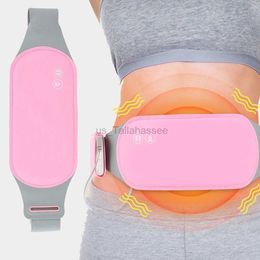 Slimming Belt Washable USB Warm Uterus with Heat Pressure Vibration Waist and Abdominal Massager to Relieve Abdominal Pain Heating Pad 240321