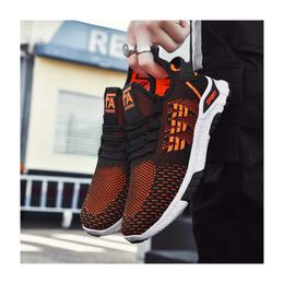 HBP Non-Brand Direct sales cheap pvc outsole mesh knitted shoes for men